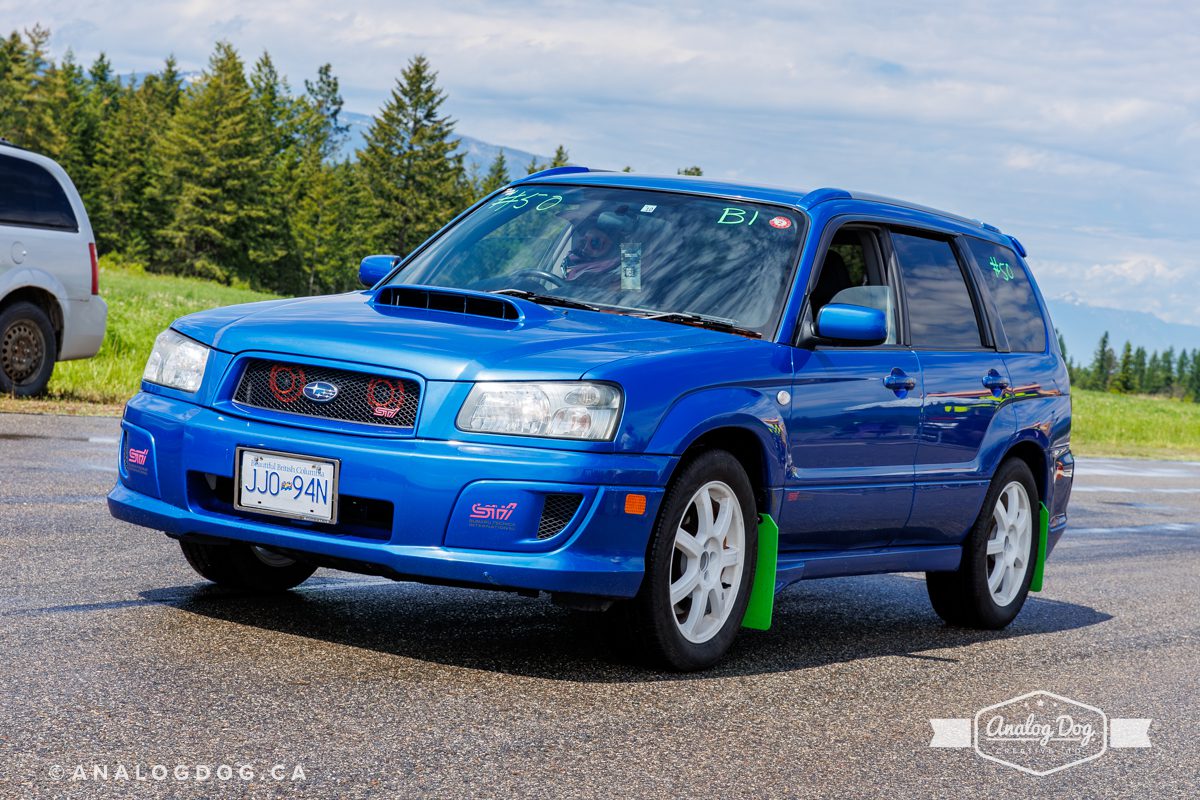 2004 Subaru Forester at the 2023 Airport Drag Races