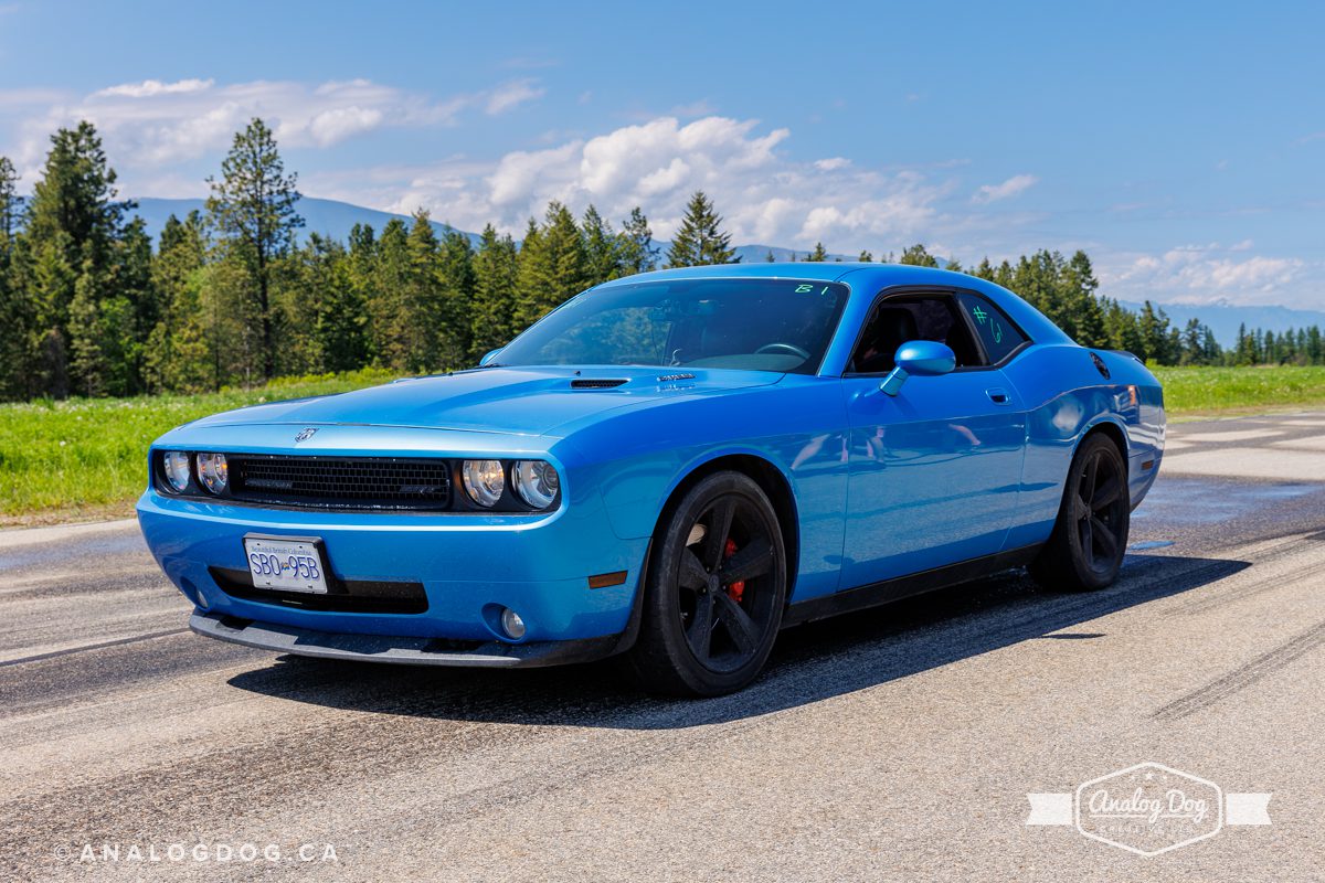 2009 Dodge Challenger at the 2023 Airport Drag Races